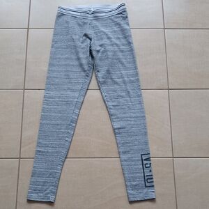 Victoria's Secret Heather Gray Leggings with Logo